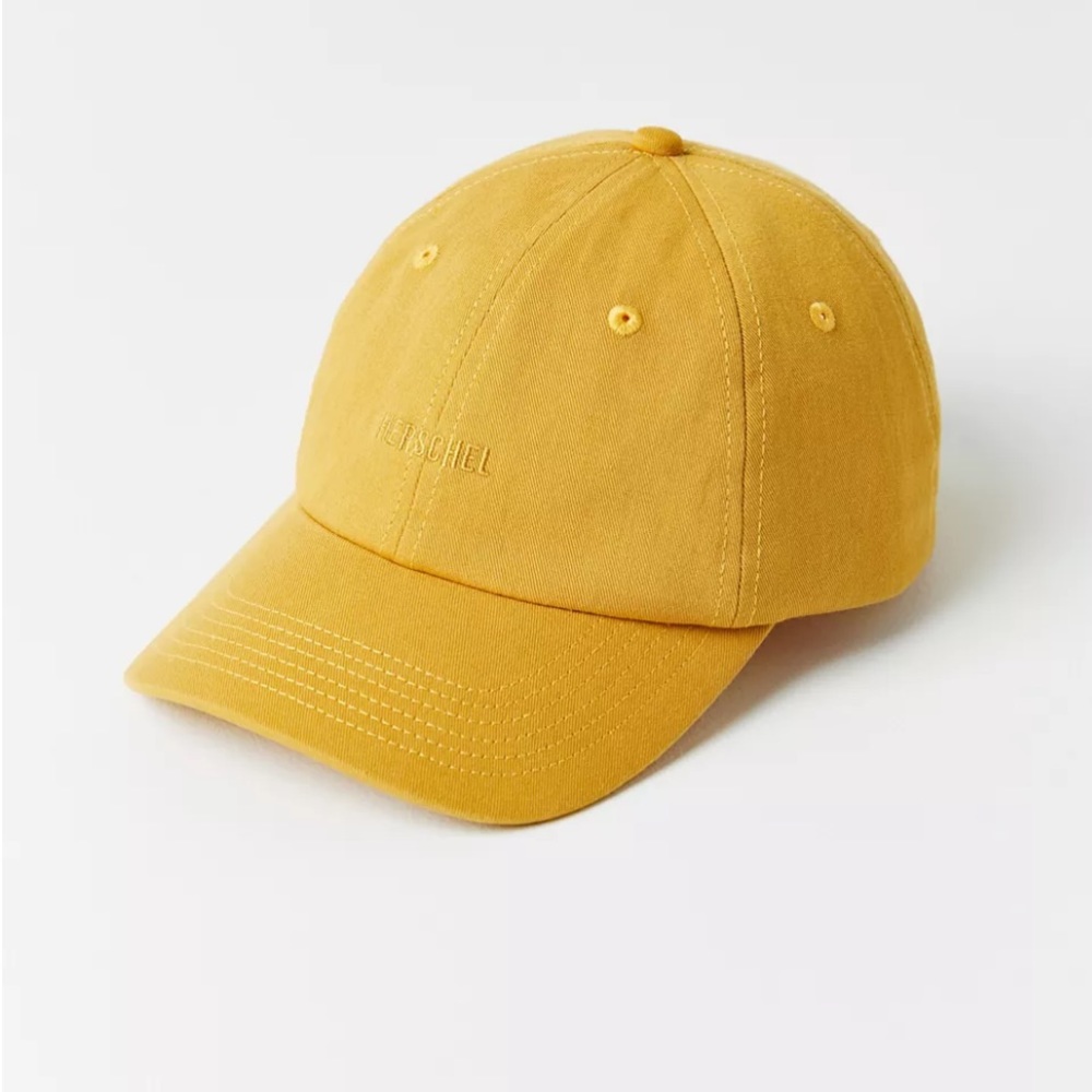 Herschel Supply Co Sylas baseball cap in mustard yellow